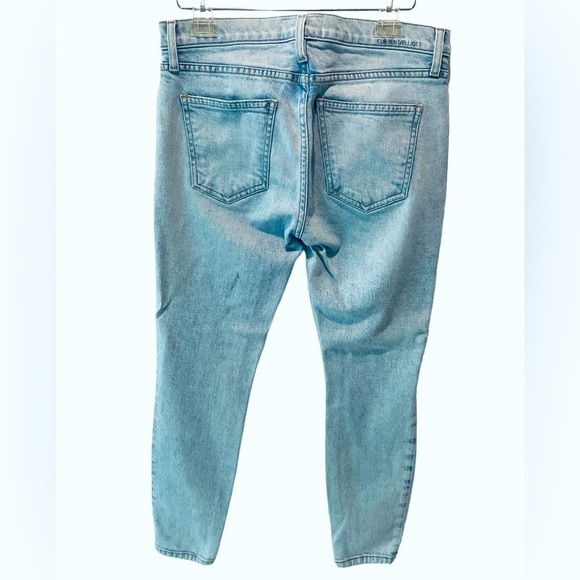 CURRENT ELLIOTT Size 27 HIgh Waist Stiletto Century Destroy Jeans Light Blue EUC - Picture 3 of 7